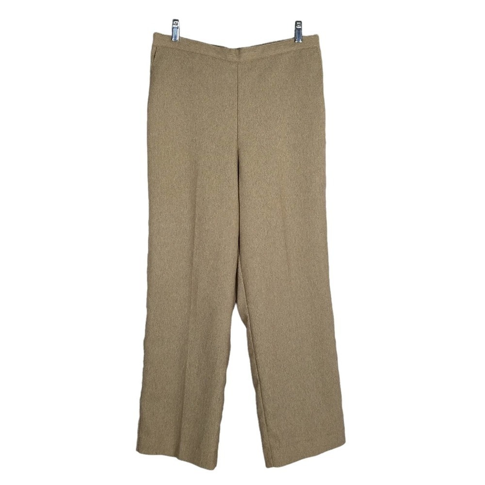 Alfred Dunner Tan Coastal Grandma Straight Leg Tik Tok